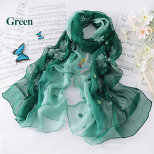 New arrived high quality custom design hijab Pure Silk Scarf Shawl 100% Silk Shawl